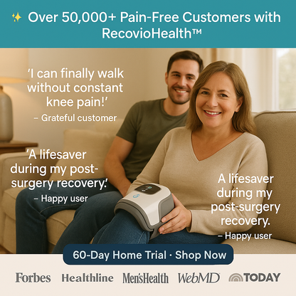 Recoviohealth™ 4-in-1 Knee Massager - Natural Knee Pain Relief
